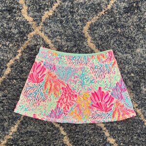 Lilly Pulitzer Vibrant Pink and Blue Skirt